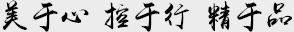 美于心，控于行，精于品